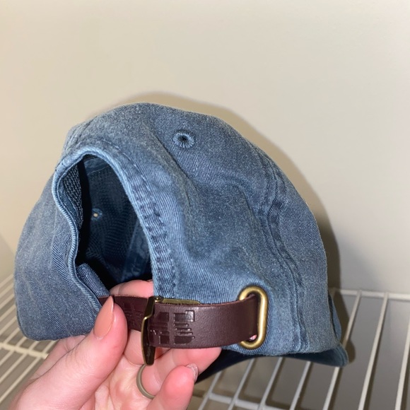 Blue Jean ADAMS baseball cap with sunflower embroidered. - Picture 3 of 3